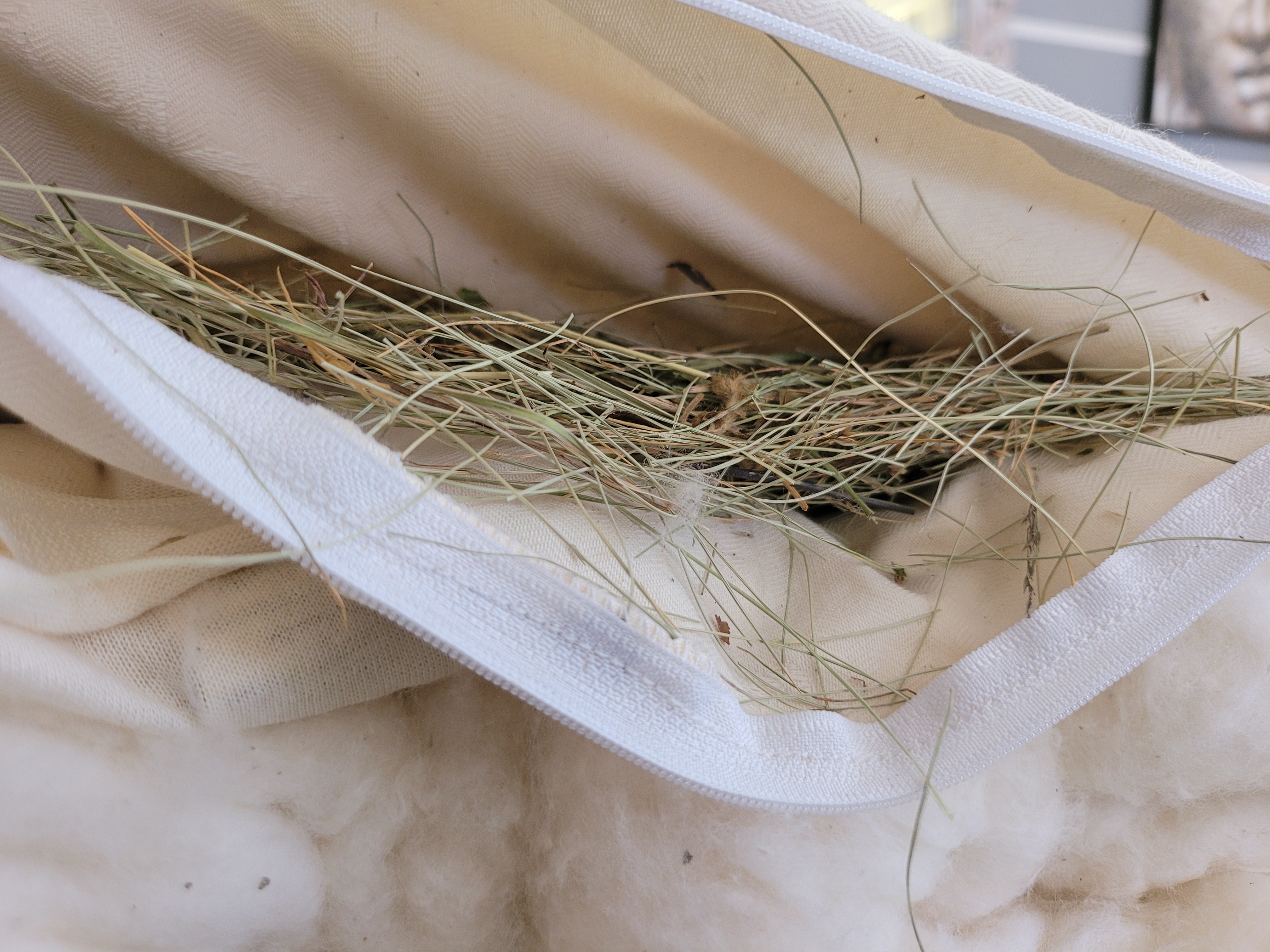 Bio-Kissen aus Baumwolle und Alpenkräutern