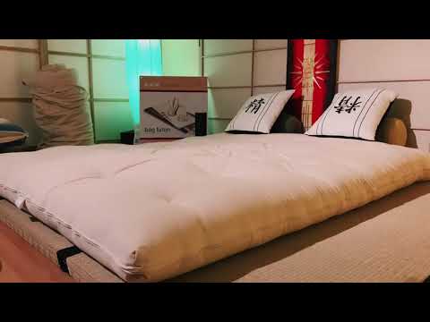 Tatami-Set + Futon aus reiner Baumwolle