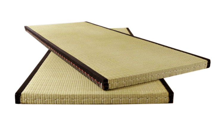 Tatami: la base tradizionale giapponese per il tuo futon. 100% naturale.  Tatami: 100% naturale - 100 x 200 cm, altezza 5,5 cm, prezzo per unità